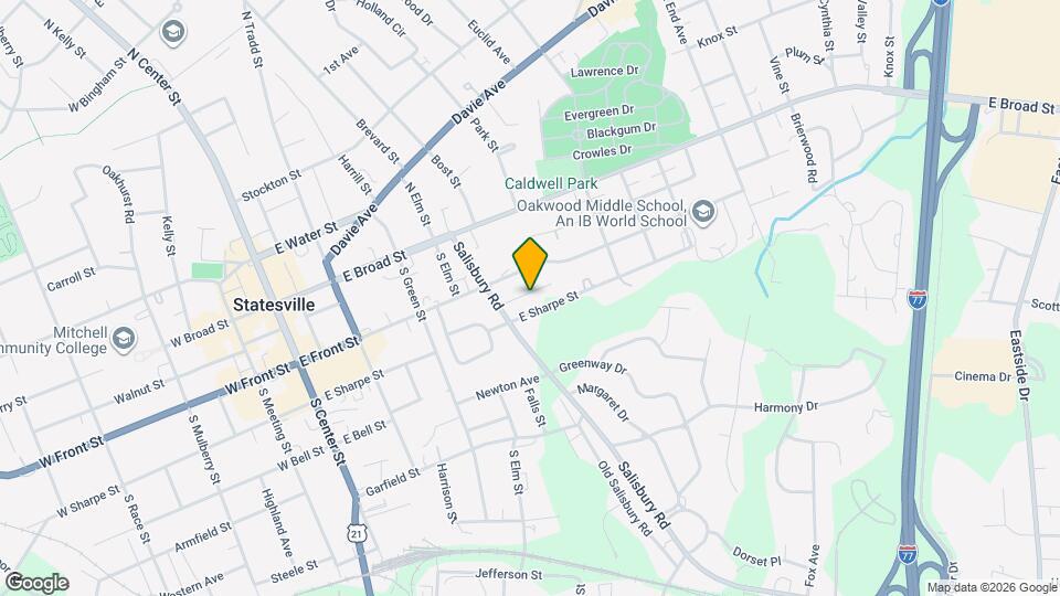 529 E Sharpe St, Unit 529 E. Sharpe St. , Statesville NC 28677 Map and Location Details