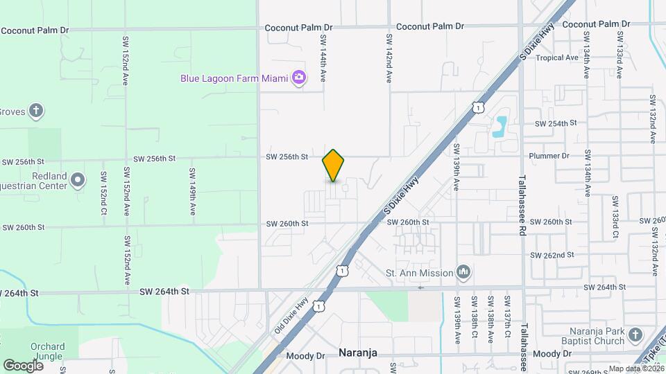 25778 SW 143rd Path Map and Location Details