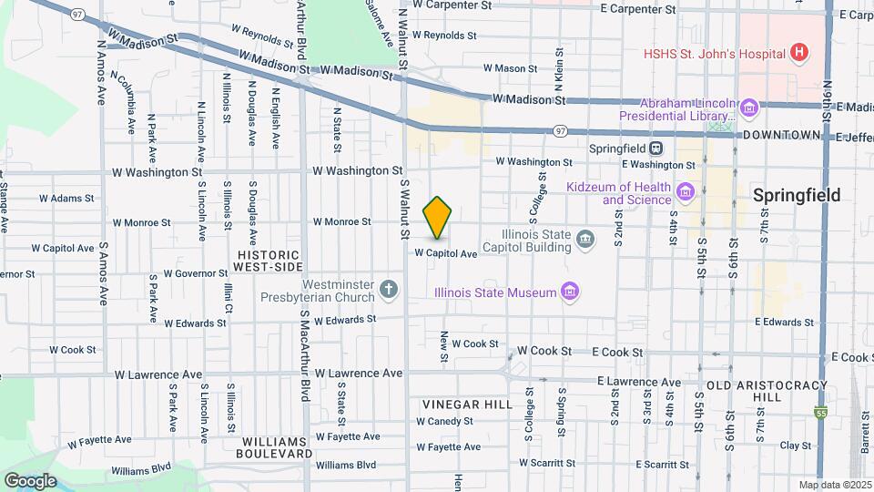 609 W Capitol Ave Map and Location Details