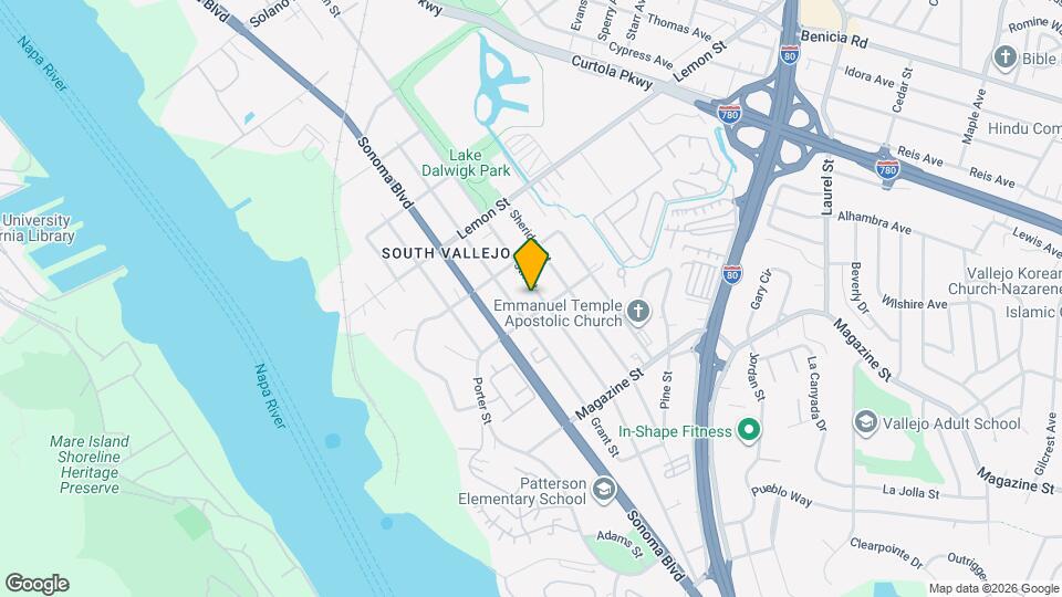 745 5th St, Unit A Map and Location Details