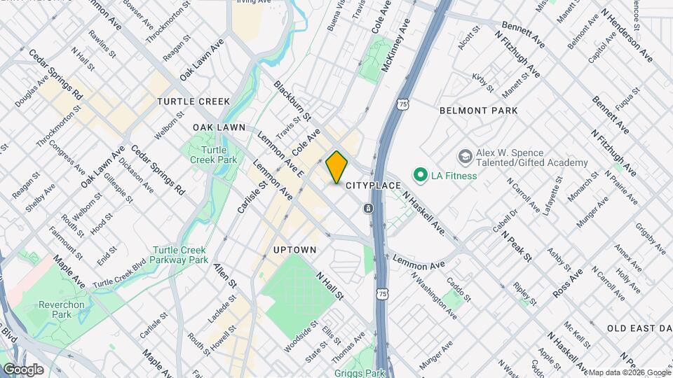 2909 Cityplace W Blvd, Unit ID400829 Mapa y Detalles de la Ubicación