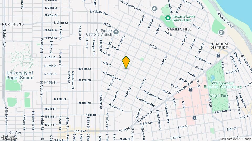 901 N M St Map and Location Details