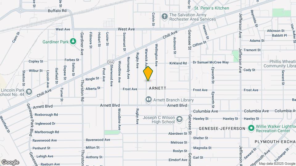 184-186-186 Warwick Ave Mapa y Detalles de la Ubicación