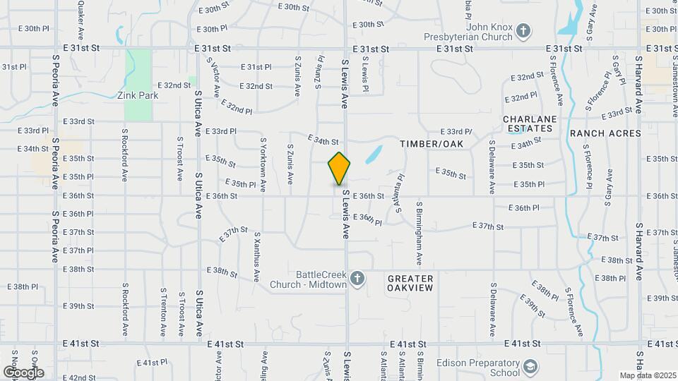 3537 S Zunis Ct Map and Location Details