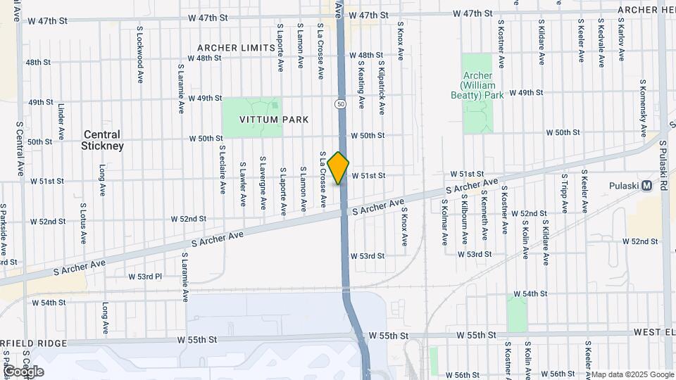5120-5128 S Cicero Ave Map and Location Details