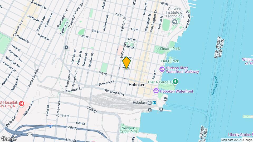 129 Park Ave, Unit 1 Map and Location Details