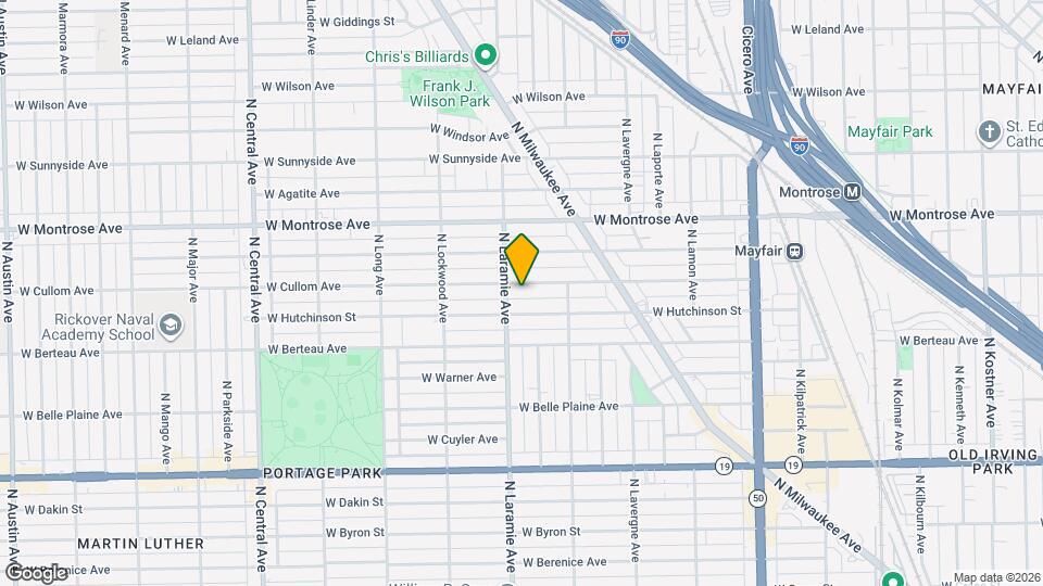 5147 W Cullom Ave Map and Location Details
