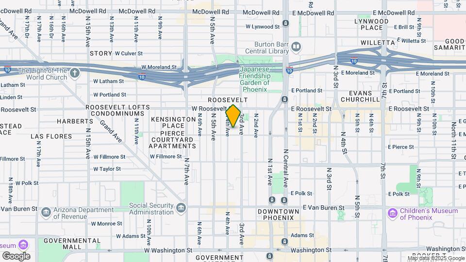805 N 4th Ave, Unit 501 Map and Location Details