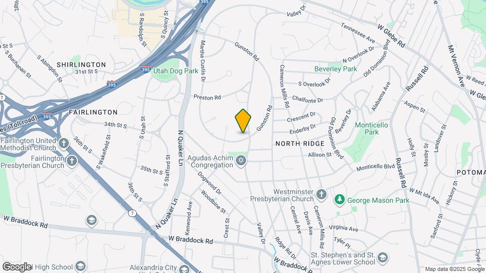 3117 Martha Custis Dr Map and Location Details