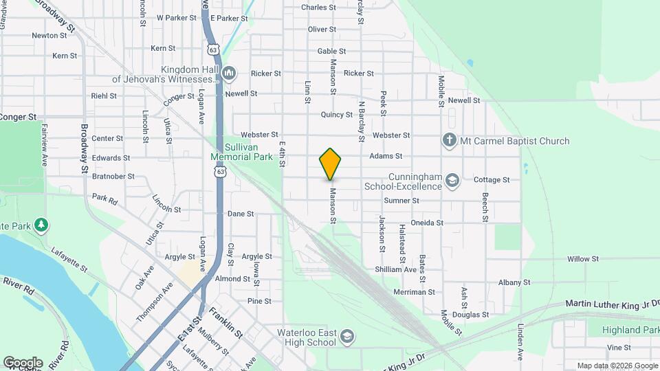 330 Cottage St Map and Location Details