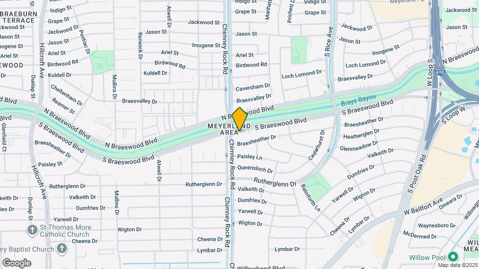 5327 S Braeswood Blvd Map and Location Details