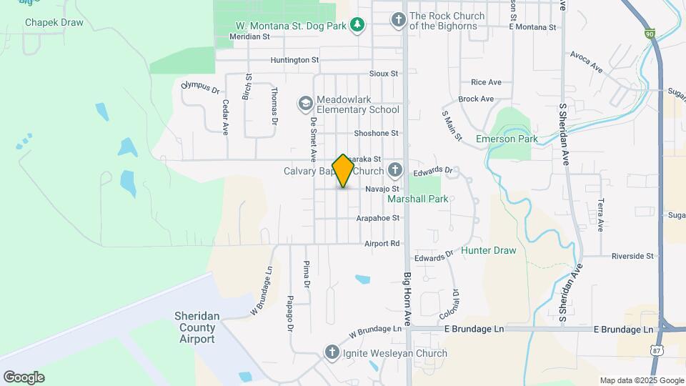 1705 Martin Ave Map and Location Details