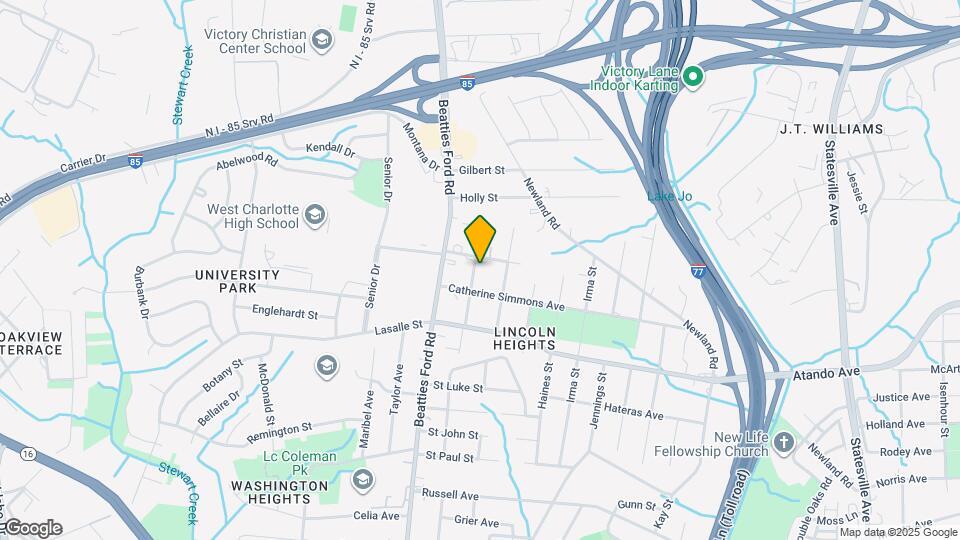 2220 Custer St Map and Location Details