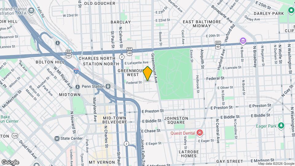 415 Federal St Map and Location Details