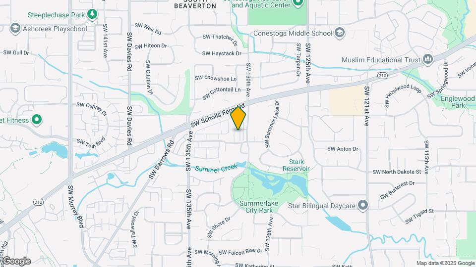 10925 SW Briarwood Pl Map and Location Details