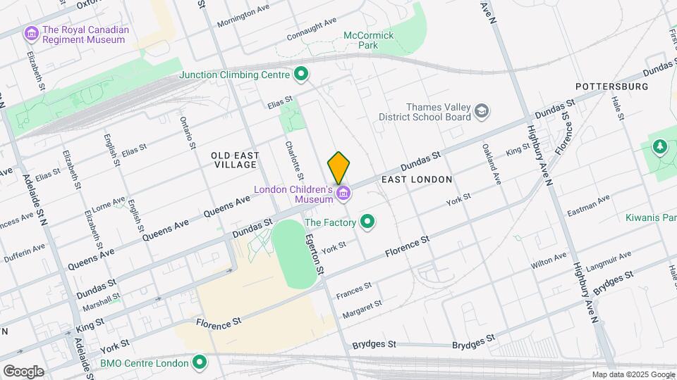 1072 Dundas St Map and Location Details