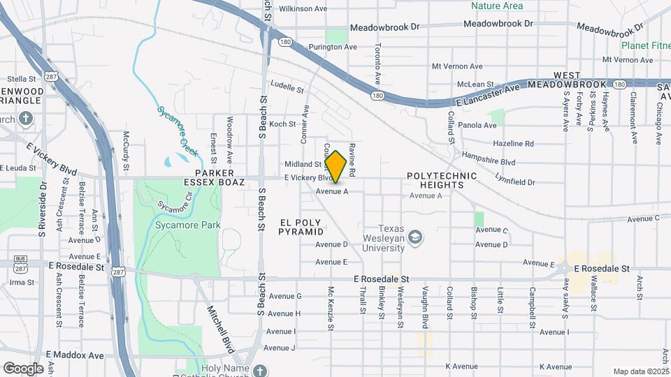 2837 Avenue A Mapa y Detalles de la Ubicación