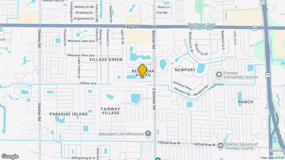 3841 El Camino Ct, Unit Belle Oak Villas Complex Map and Location Details