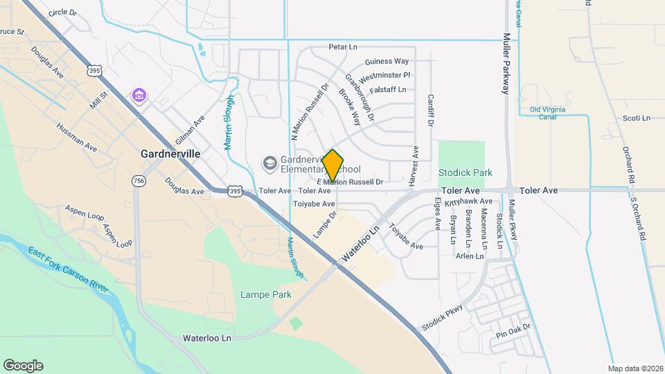 1327 E Marion Russell Dr Map and Location Details