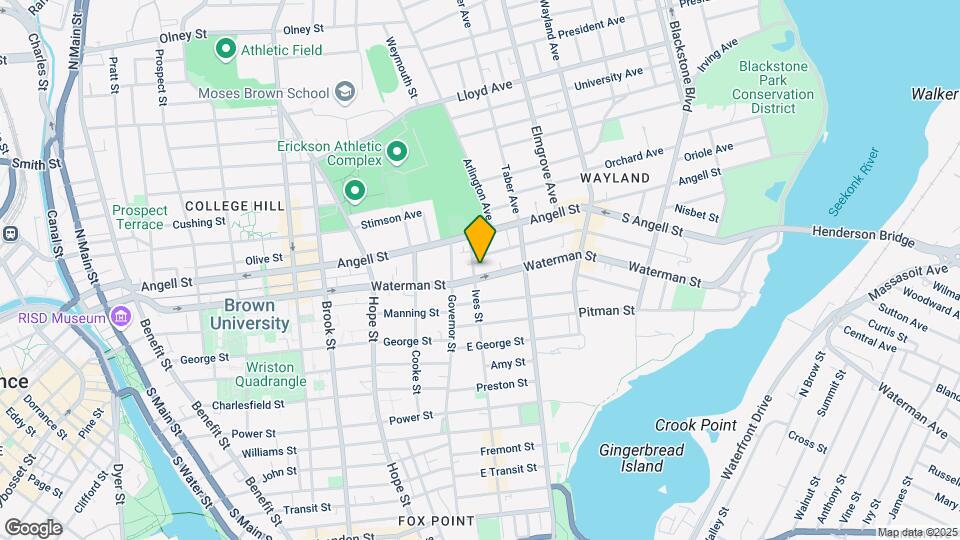 182 Waterman St-Unit -2B Map and Location Details