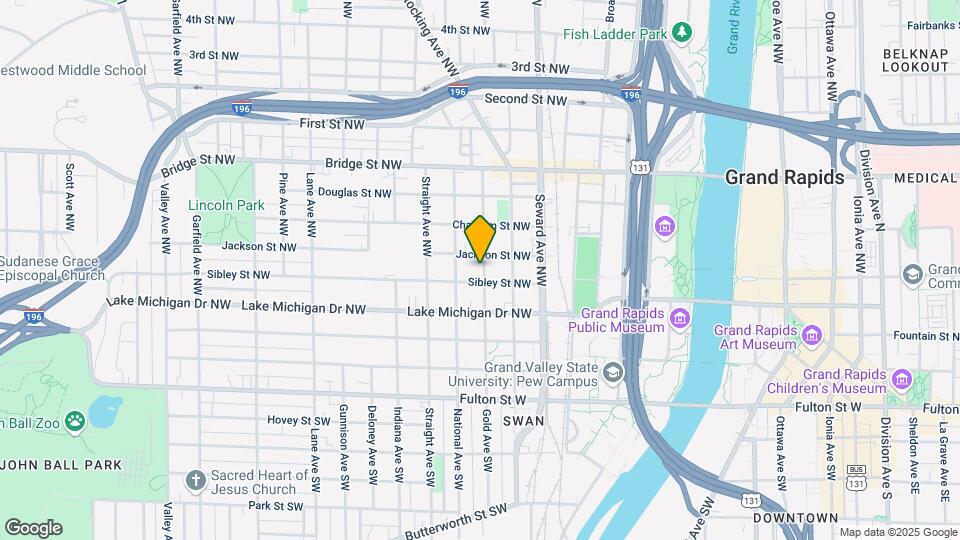211 Gold Ave NW-Unit -211 Gold NW - Apt 2 Map and Location Details