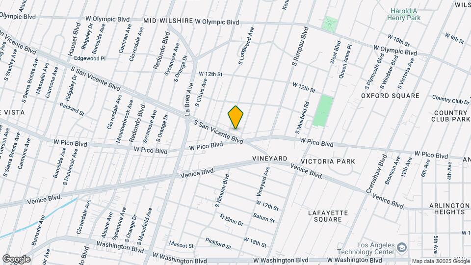 4761 San Vicente Blvd Mapa y Detalles de la Ubicación