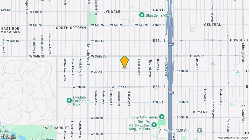 212 W 37th St Map and Location Details