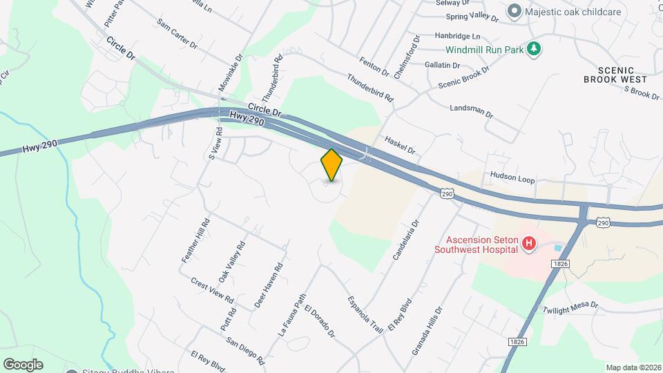 8500 Echo Shore Cove Map and Location Details