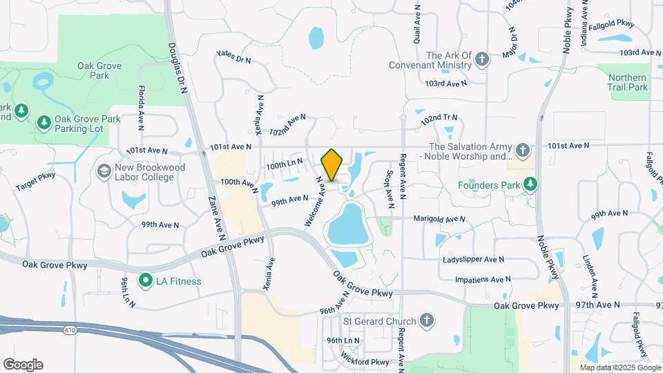 9913 Vera Cruz Ln Map and Location Details
