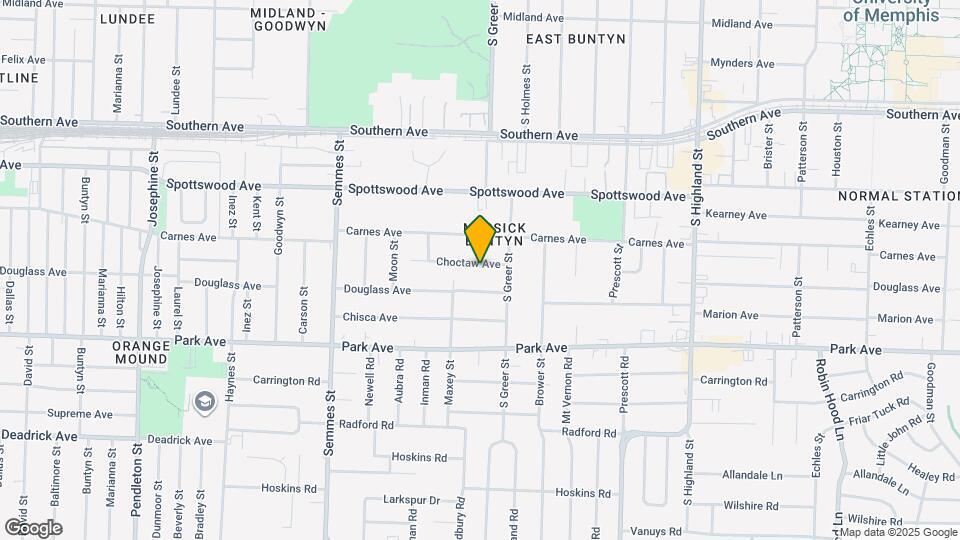 3221 Choctaw Ave Map and Location Details