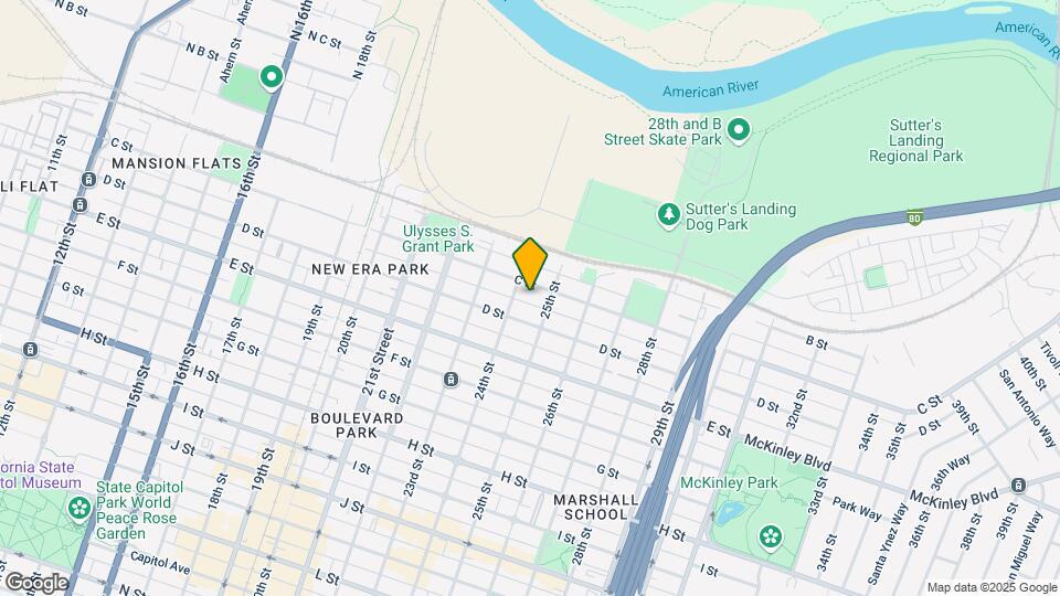 Sacramento Trio Mapa y Detalles de la Ubicación