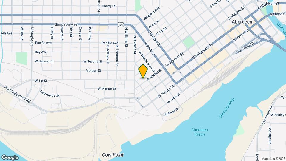 1010 W Market St Mapa y Detalles de la Ubicación