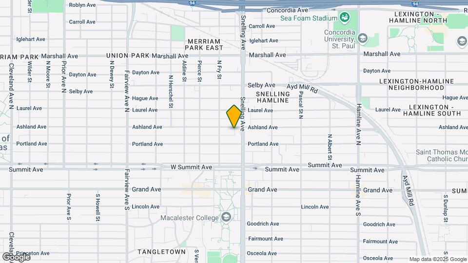 1596 Ashland Ave Map and Location Details
