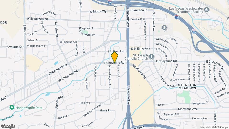 111 E Cheyenne Rd Mapa y Detalles de la Ubicación