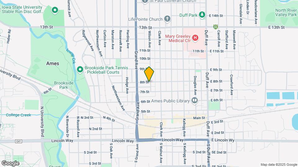 602 8th St Map and Location Details