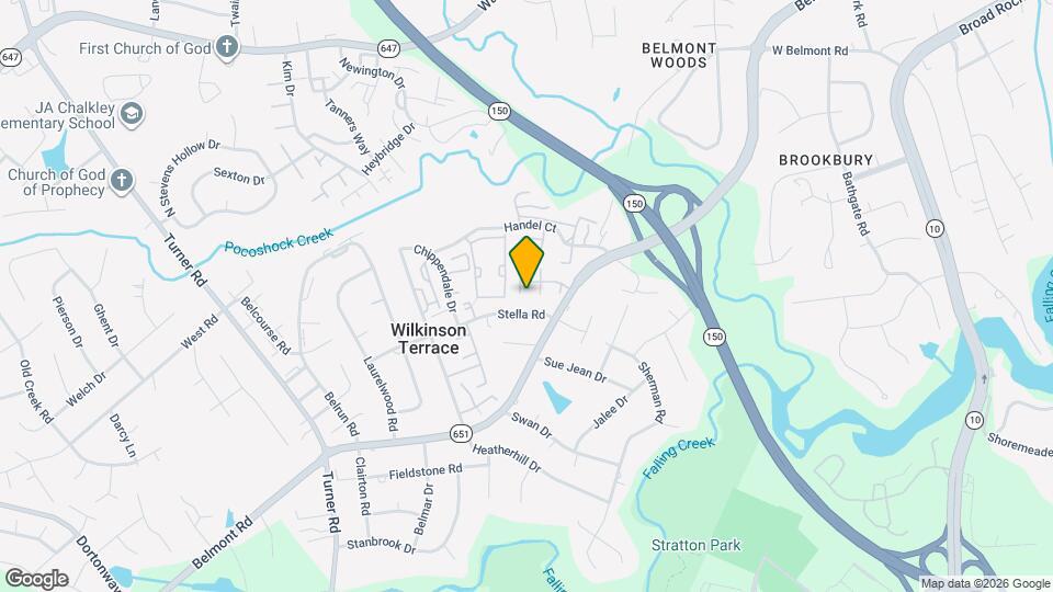 5539 Belle Pond Dr Map and Location Details
