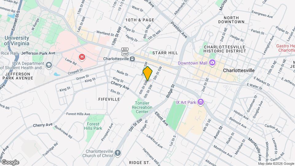 310 6th Street SW, Unit Apt B (Ground Floor) Map and Location Details