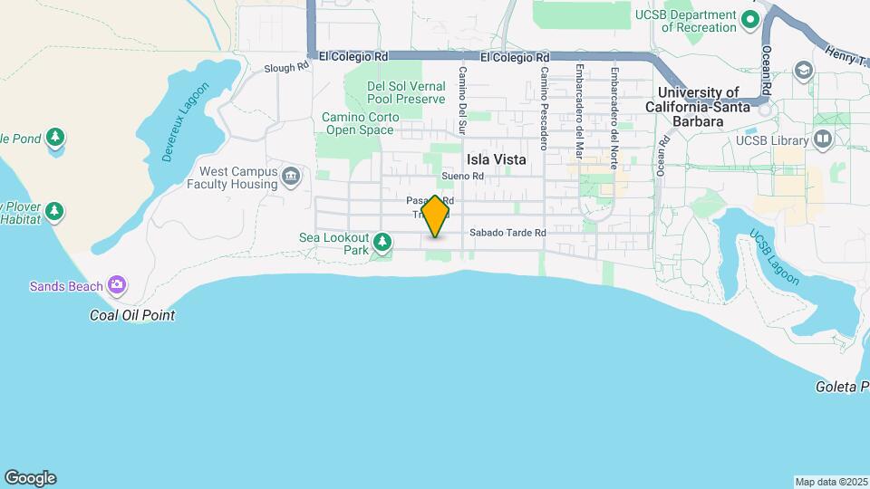 6736 Del Playa Dr Map and Location Details