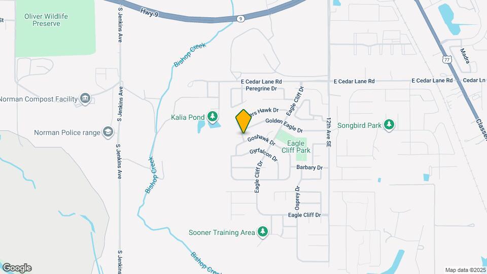 601 Goshawk Dr Map and Location Details