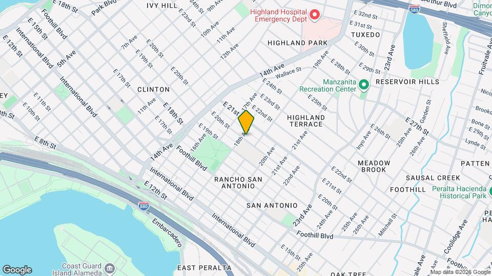 1808 E 20th St, Unit 3rd Mapa y Detalles de la Ubicación
