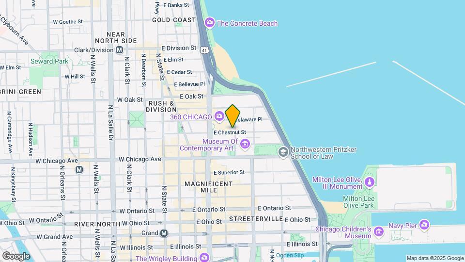 188 E Chestnut St Map and Location Details