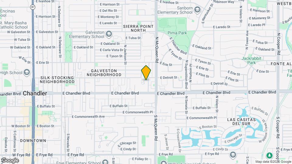 270 N Monte Vista St Map and Location Details