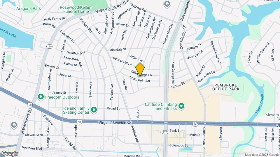4640 Crown Point Ln Map and Location Details