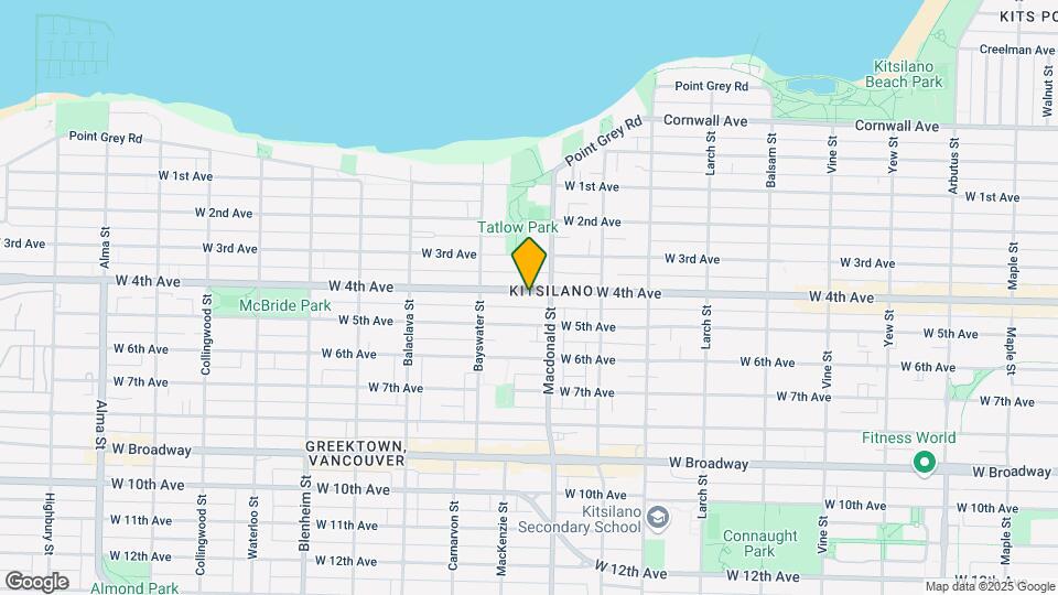 2856-2862 W 4th Ave Map and Location Details
