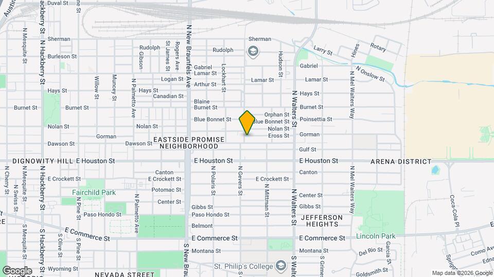 812 N Gevers St Map and Location Details