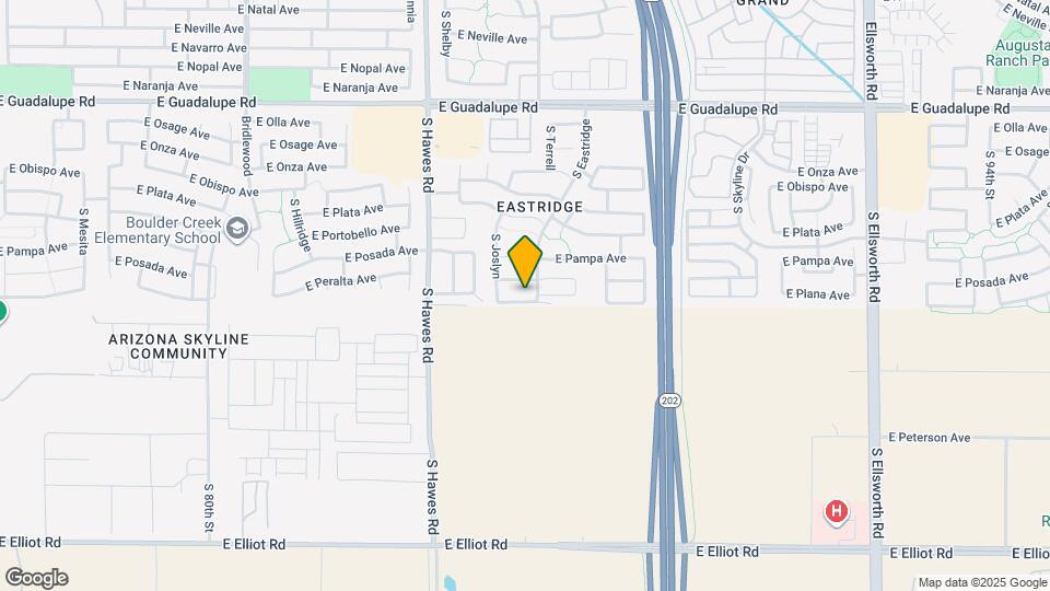 8544 E Peralta Ave Map and Location Details