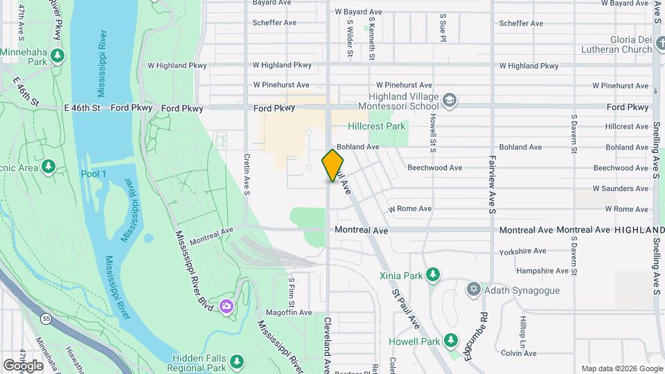 890 Cleveland Ave S, Unit 9 Map and Location Details