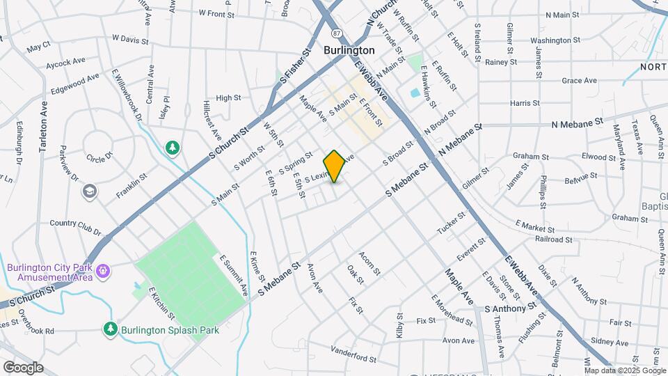 314 Bridges St Map and Location Details