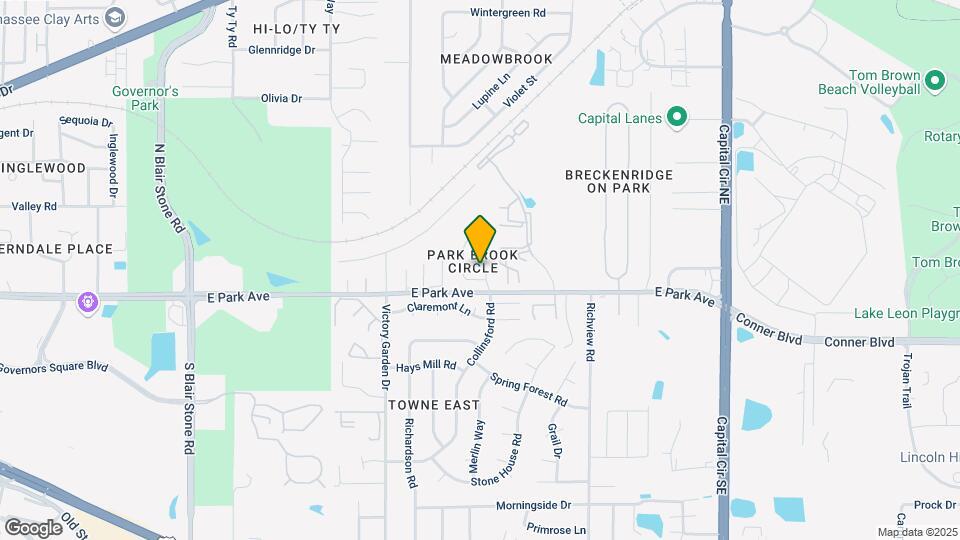 219 Parkbrook Cir Map and Location Details