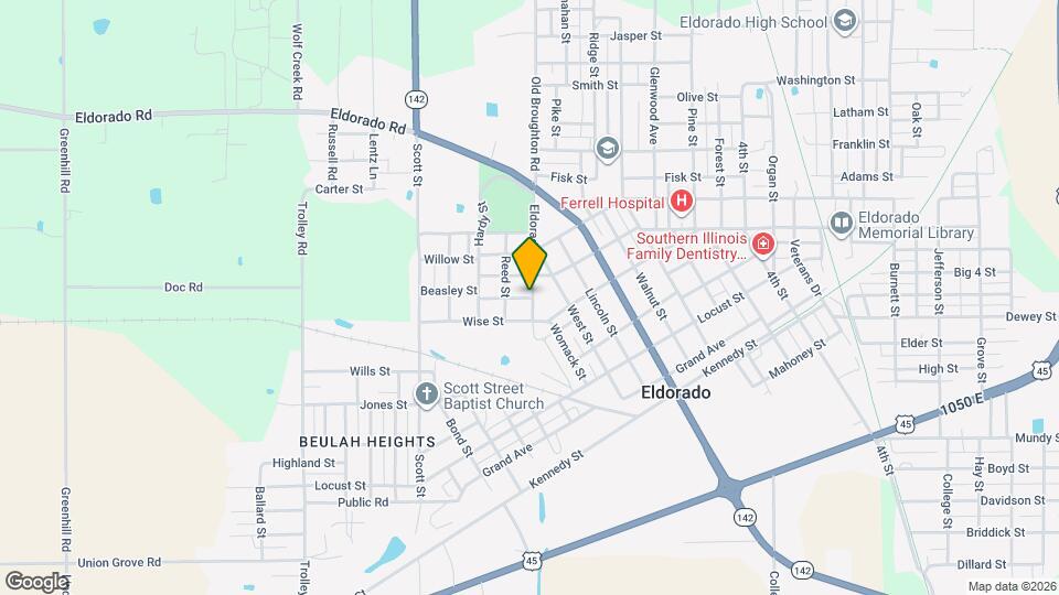 1501 Eldorado St Map and Location Details